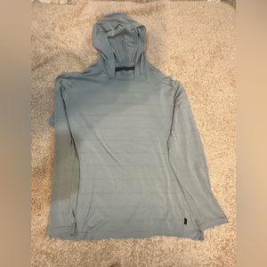 Mens Prana hooded shirt